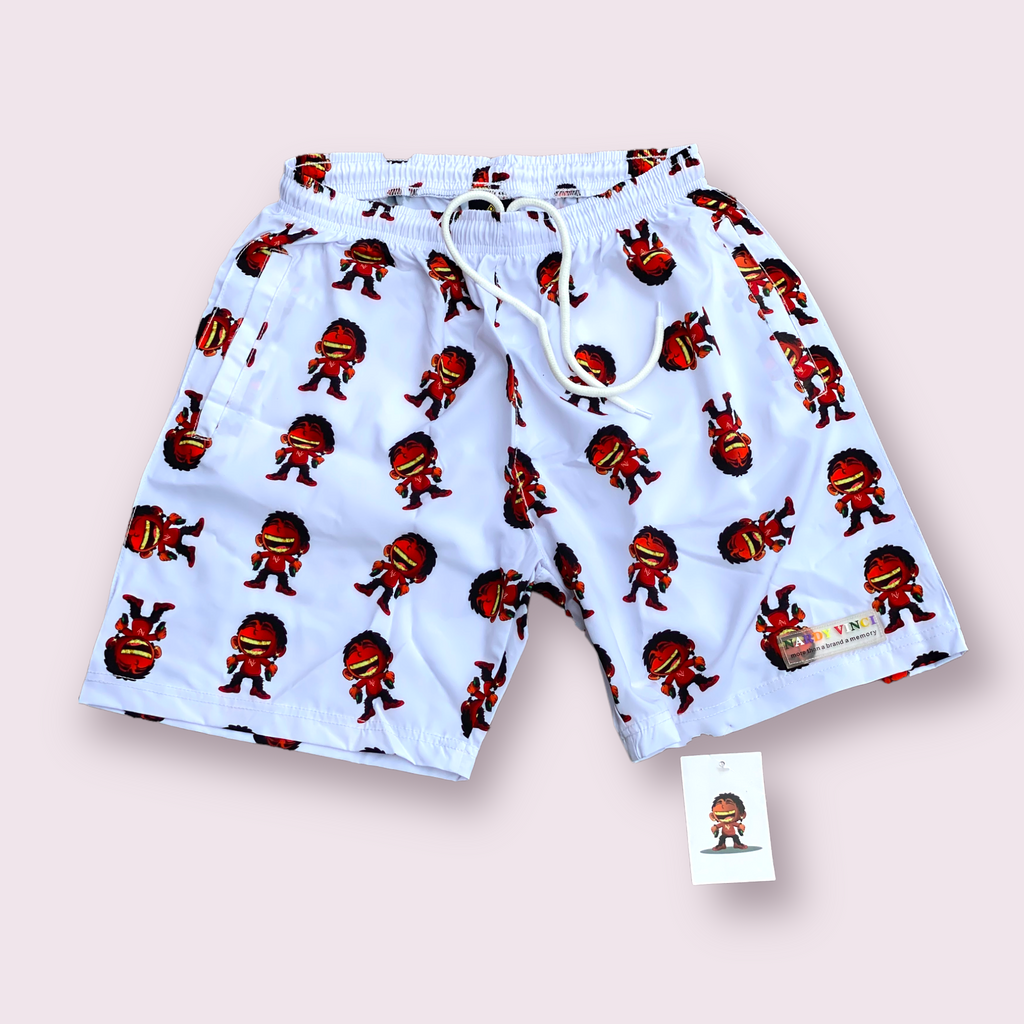 White nardy shorts