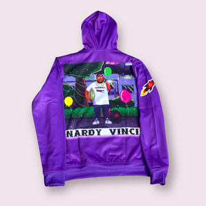 Purple nardy trap hoodie